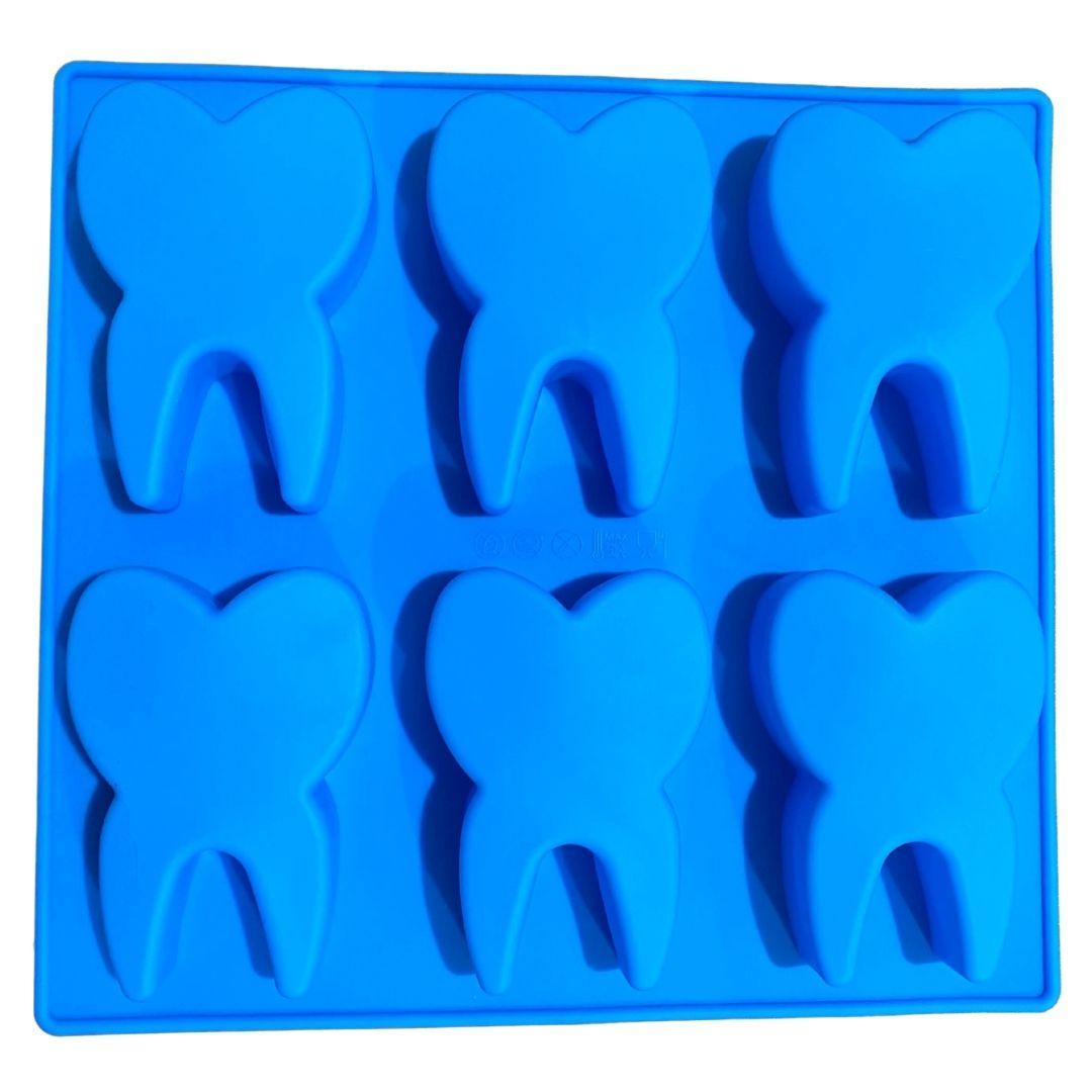 Dientes muelas molde de silicón para repostería