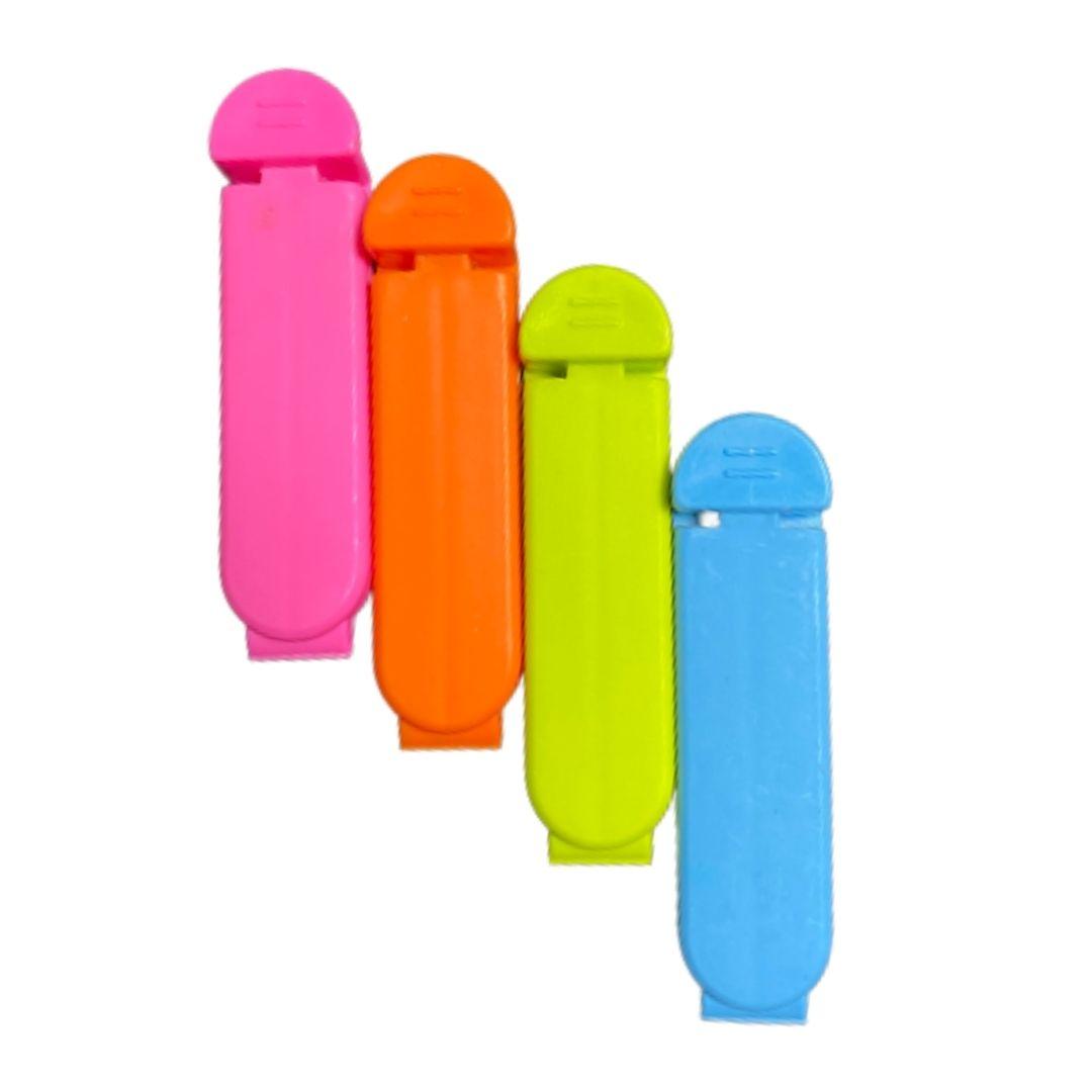 Clips para cerrar mangas 4 pzas 4.5 cms