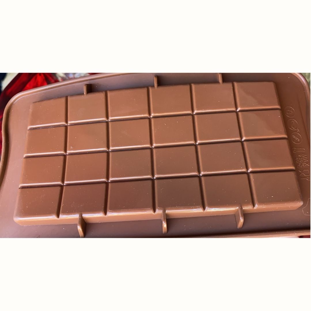 Molde de silicón barra de chocolate