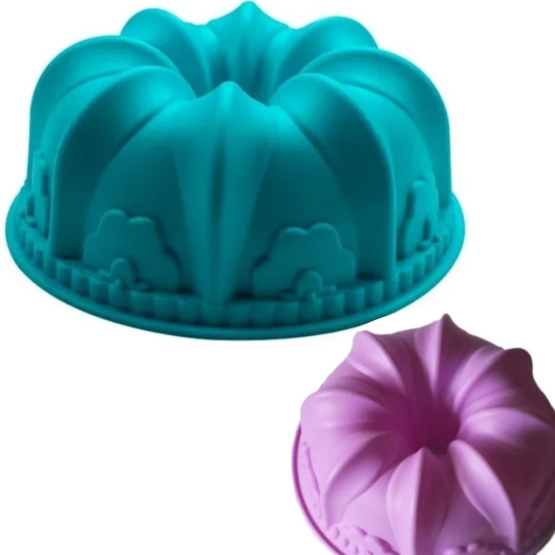 Molde de rosca bundt detalles en base