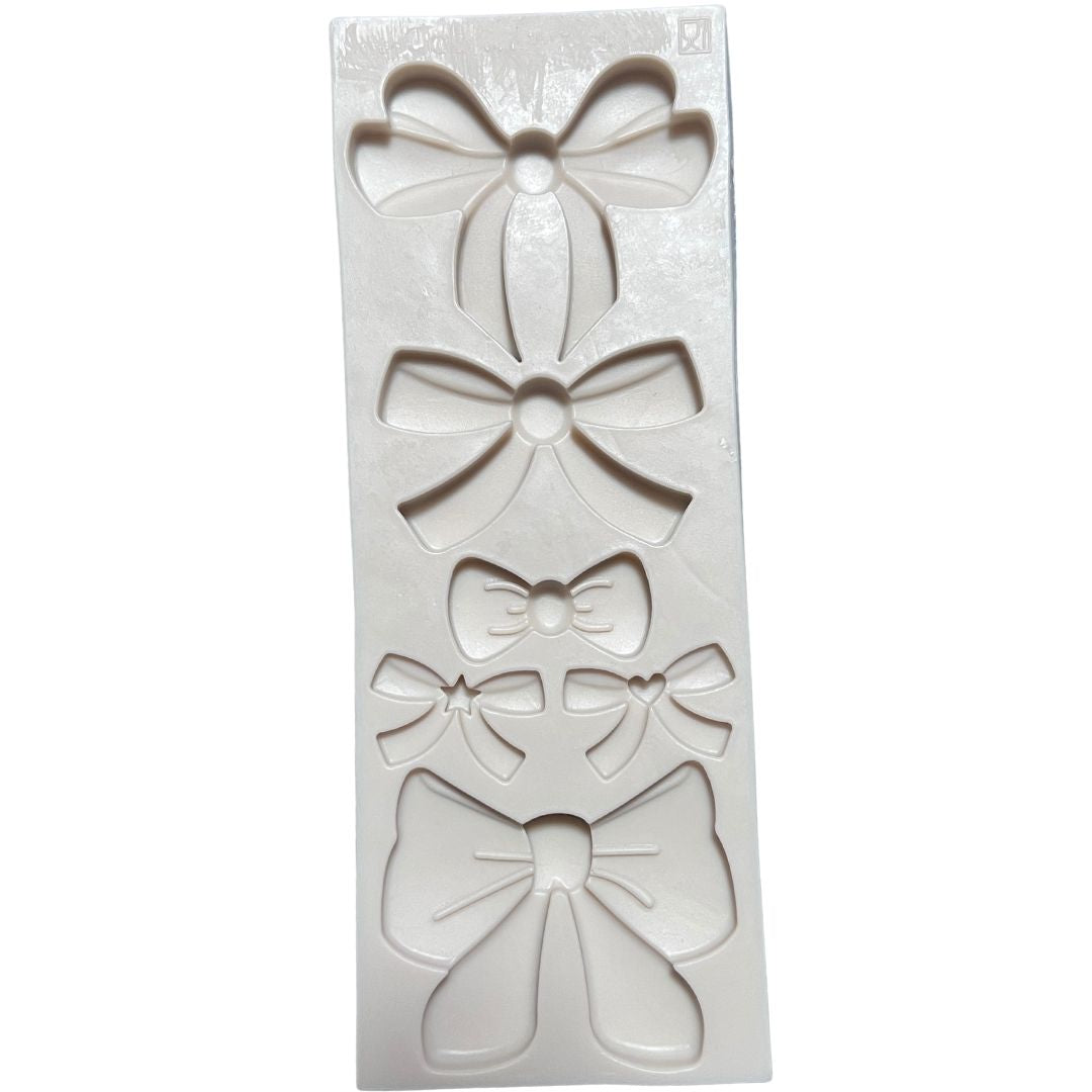 Molde de silicón de moños lazos repostería fondant