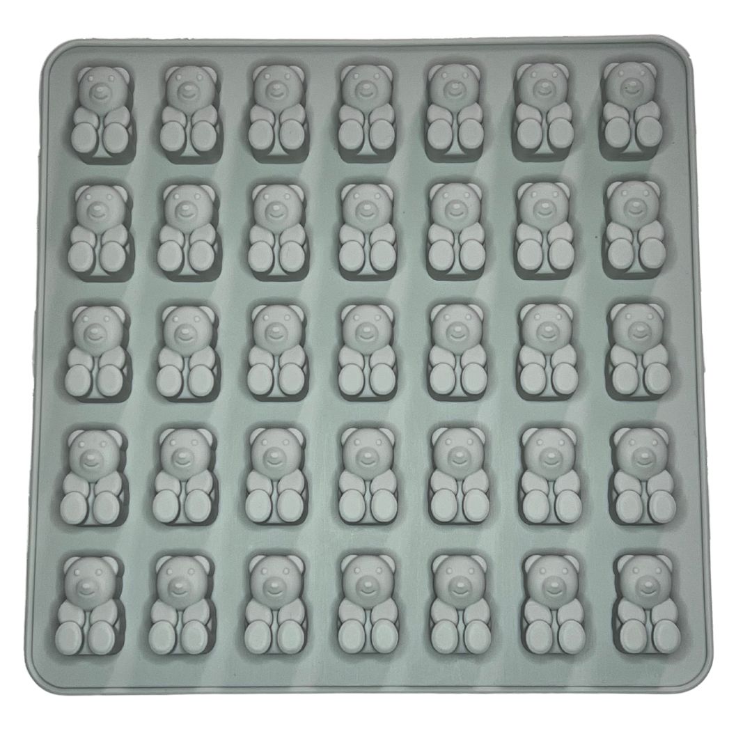 Molde de silicón osos ositos para repostería
