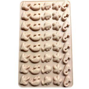 Molde de silicón de animales marinos para gomitas o chocolate