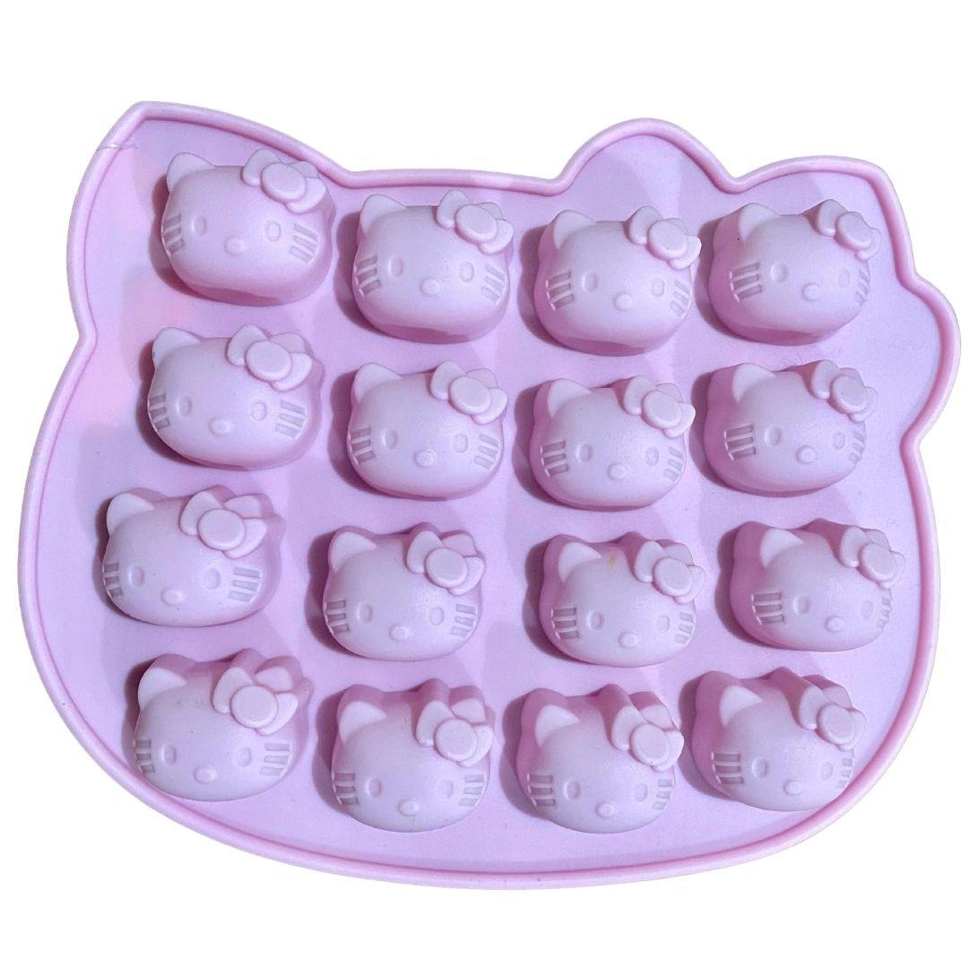 Cara he llo kitty molde de silicón para gomitas o chocolate