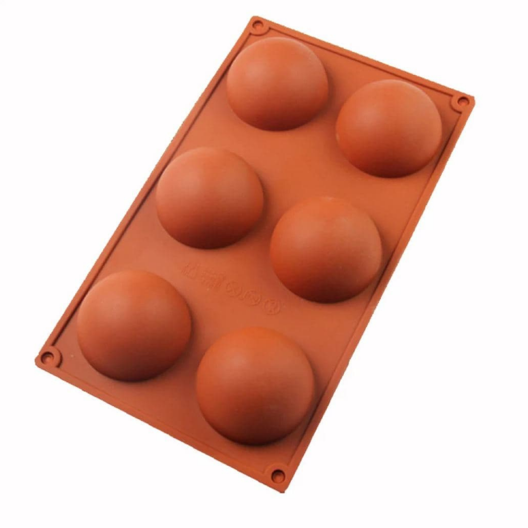 molde de media esfera de silicon para repostería (2)