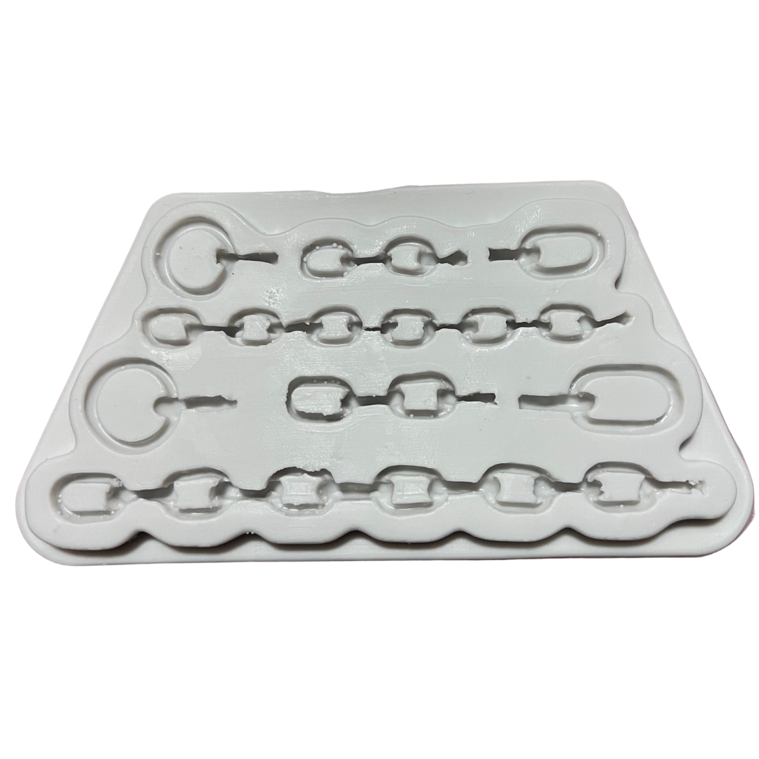 Cadenas molde de silicón para fondant repostería