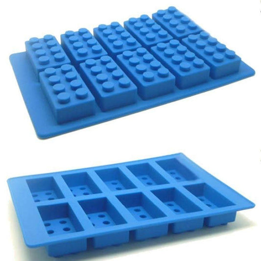 Molde de silicón Lego bloques piezas uniformes