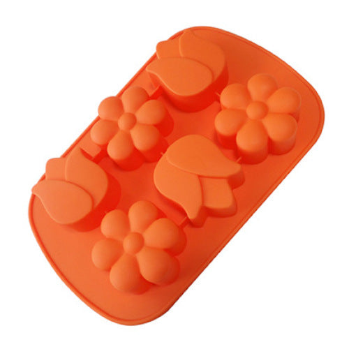 Molde de silicón tulipán y flor