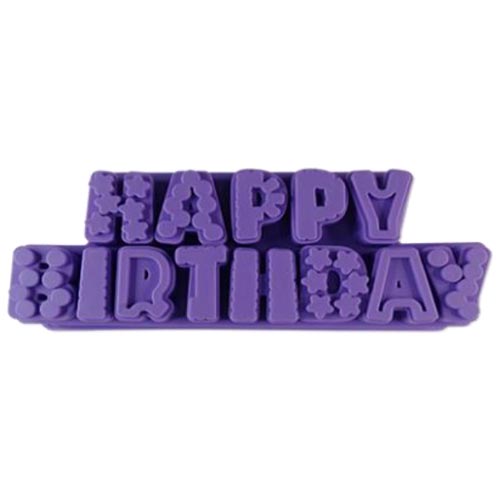 Molde de silicón Happy Birthday