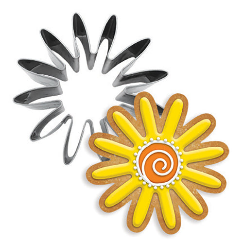 Cortador de metal de flor margarita gerbera
