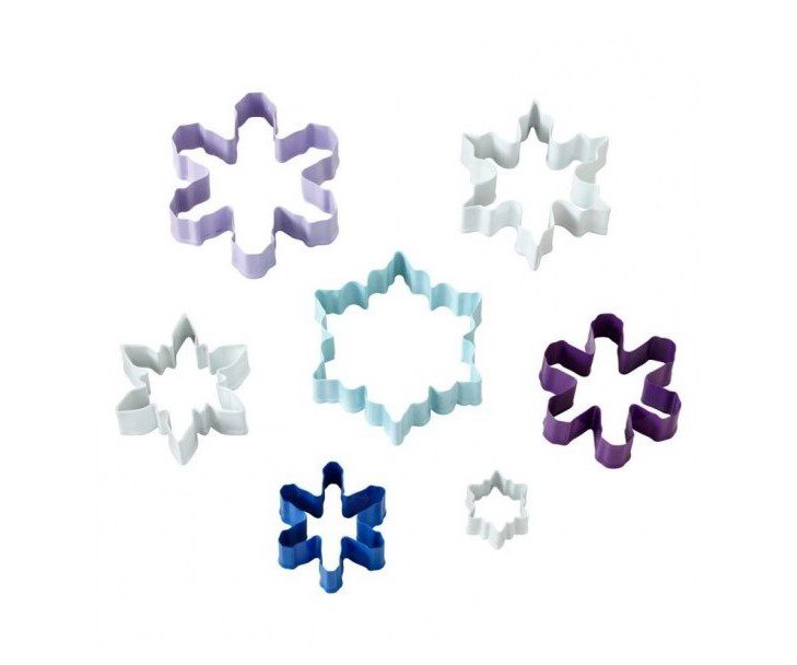 Cortadores para galleta de copo de nieve Wilton 7 piezas
