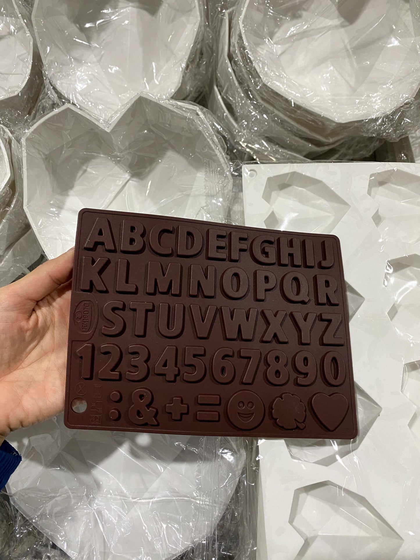 Molde silicón abecedario