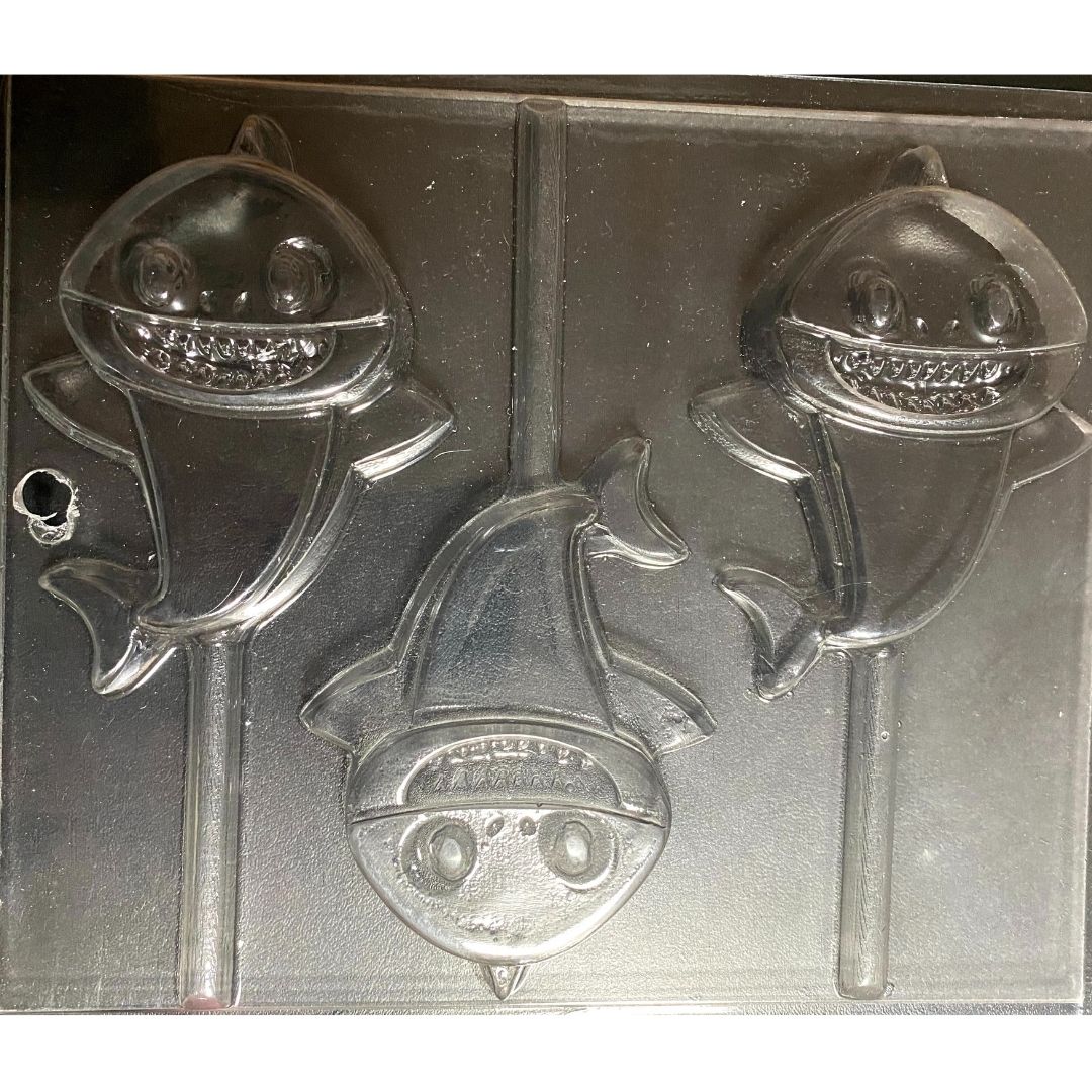 Molde de baby shark de acetato