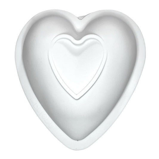 Molde de silicón corazón 15.5 cms