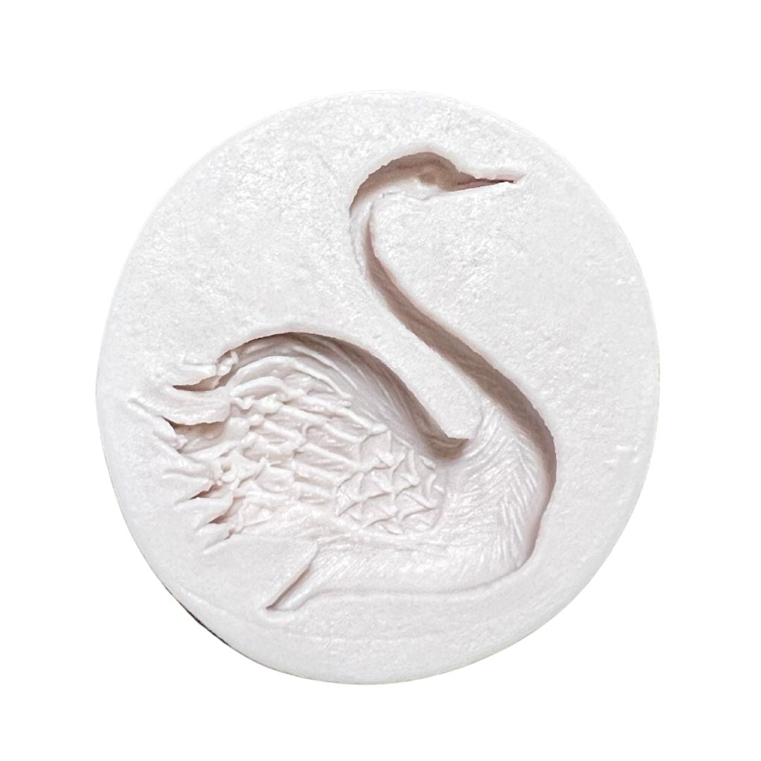 Molde de silicón de cisne grande repostería fondant