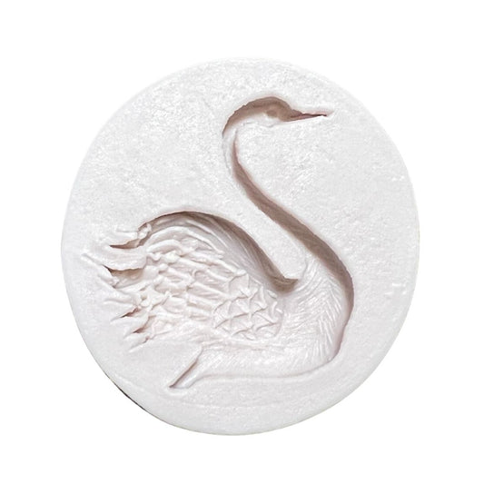 Molde de silicón de cisne grande repostería fondant