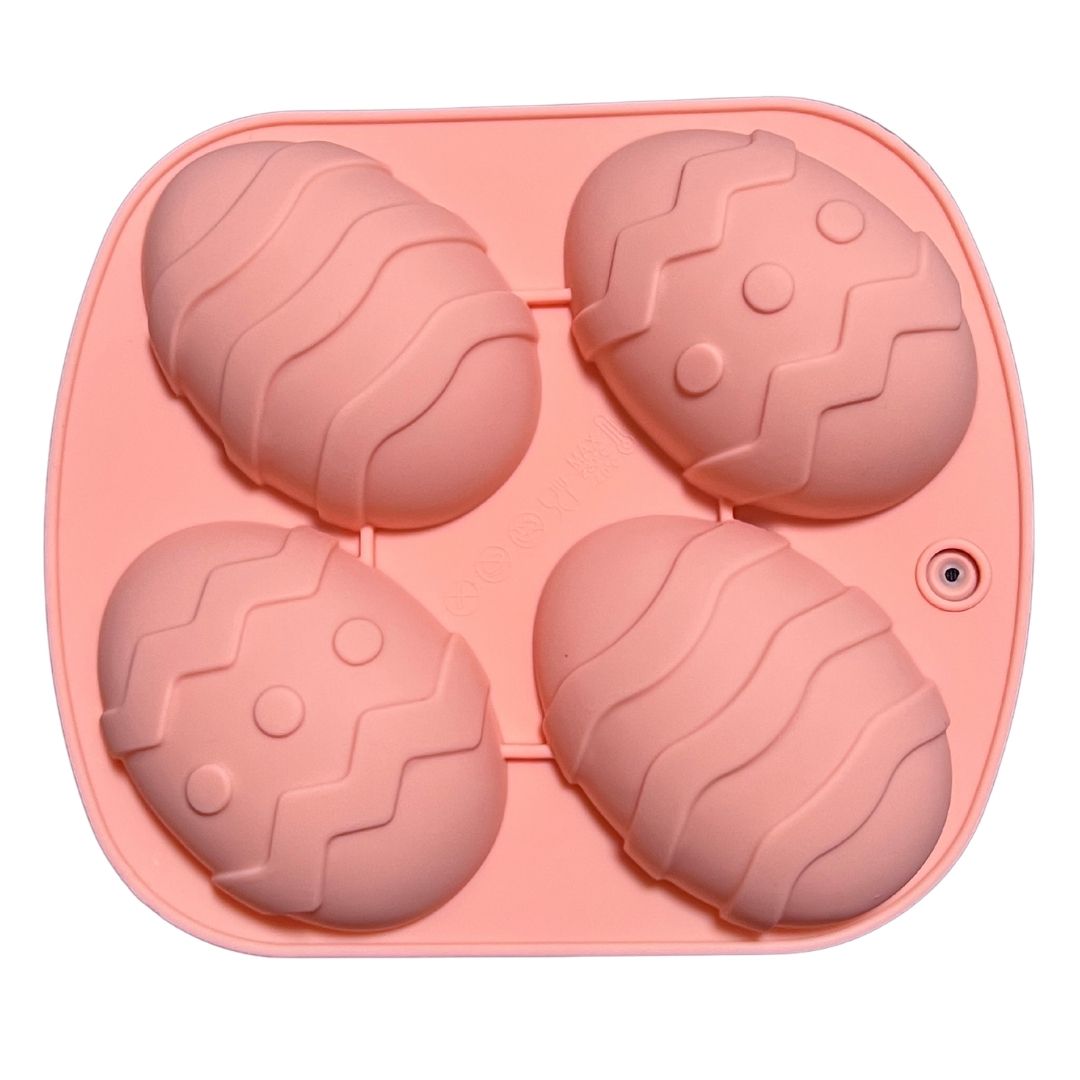 Molde de silicón de huevos huevitos decorados