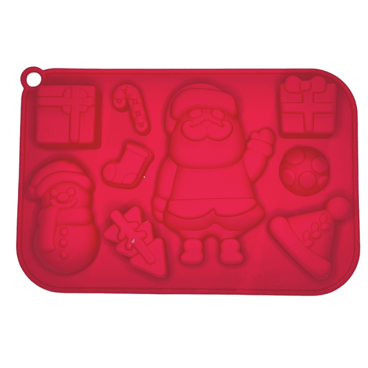 Molde de silicón figuras de navidad santa claus muñeco de nieve para repostería