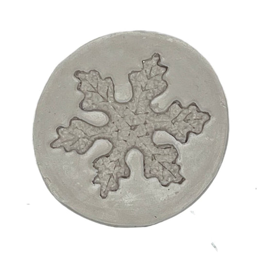 Molde de silicón para fondant copo de nieve 5.5 cms
