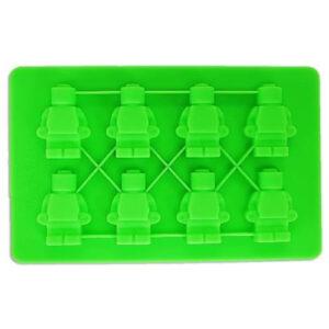 Molde de silicón mini hombre hombrecitos le go bloques