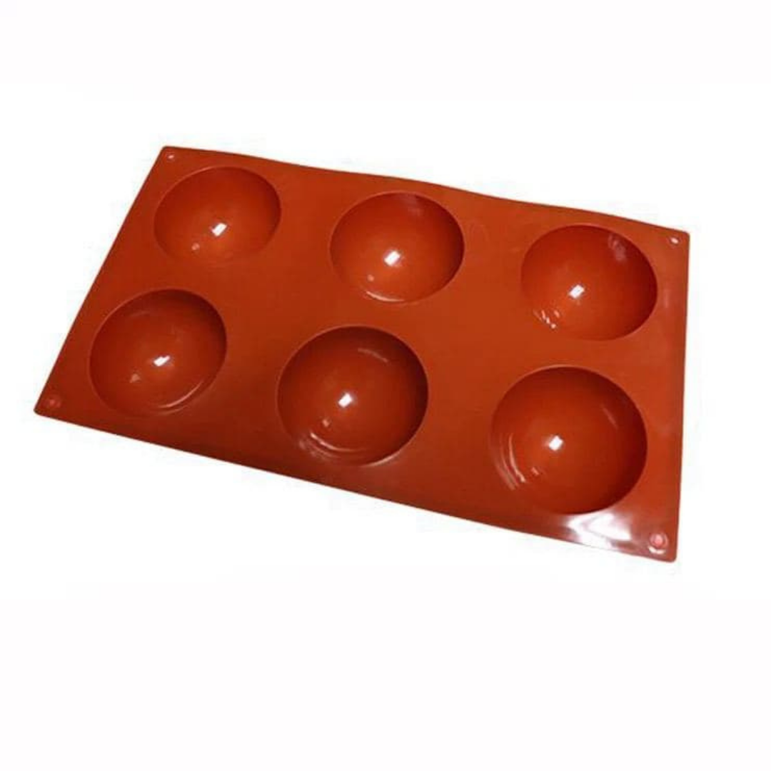 molde de media esfera de silicon para repostería (1)